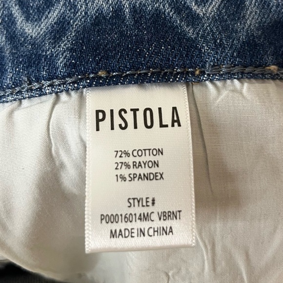 NWT PISTOLA Krista High Rise Slim Bootcut Jeans in Vibrant - Picture 11 of 11